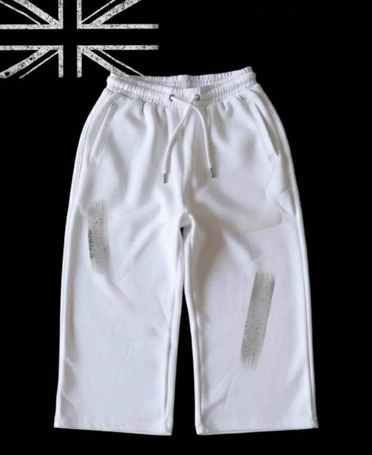 DISTRESSED SNOW SWEATPANTS