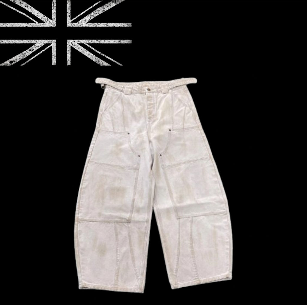 ‘WHITE CARPENTER JEAN’